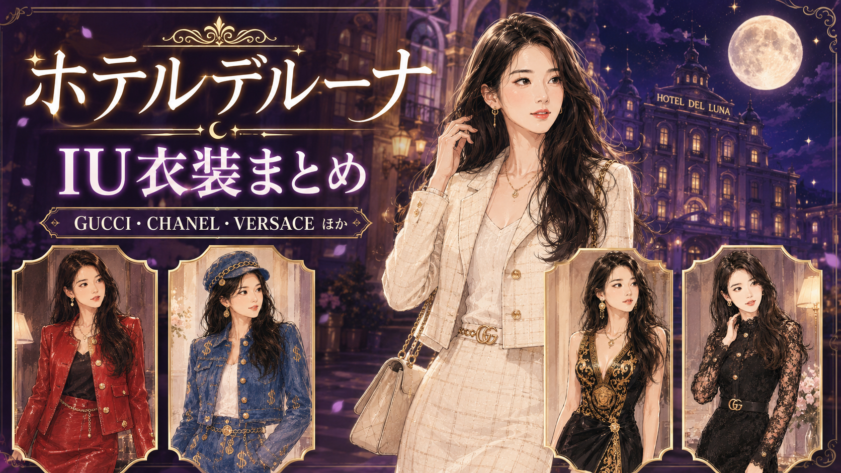 ホテルデルーナ　IU衣装　まとめ　GUCCI　CHANEL