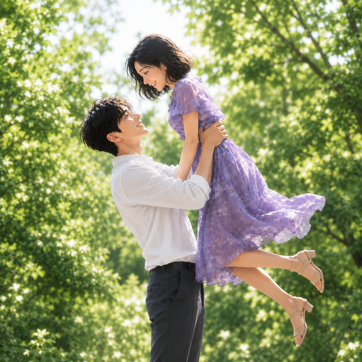 君の声が聞こえる スハがヘソンを抱き上げるシーン
