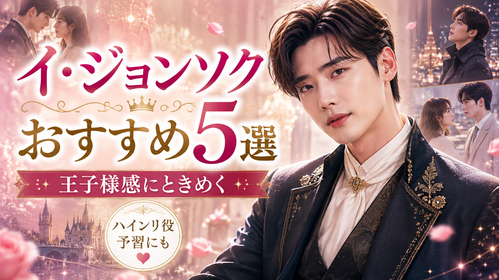 『再婚承認を要求します』ハインリ役で注目のイ・ジョンソク。配信前の予習に見たいおすすめドラマ5選を、W・君の声が聞こえるなど代表作から厳選して紹介します。